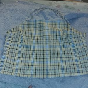 yellow plaid tank top 2x